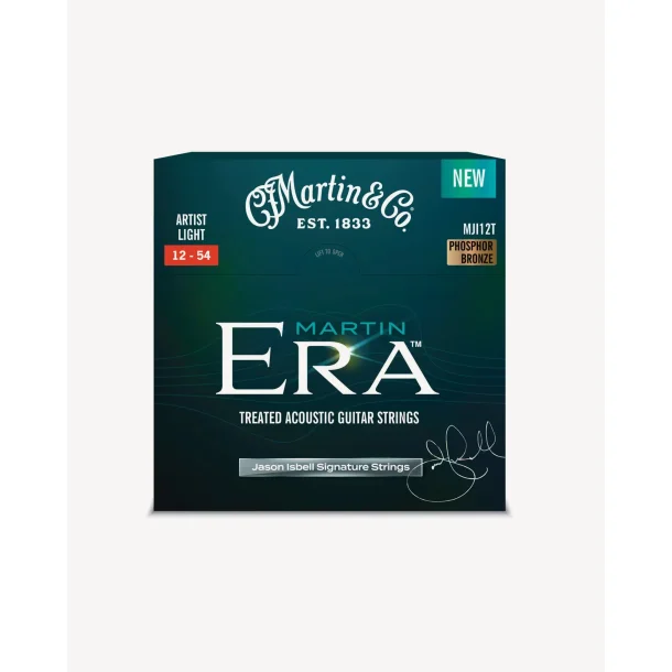 C.F. Martin MJI12T Martin Era Artist Light (.012 - .054) 92/8 Phosphor Bronze, Jason Isbell